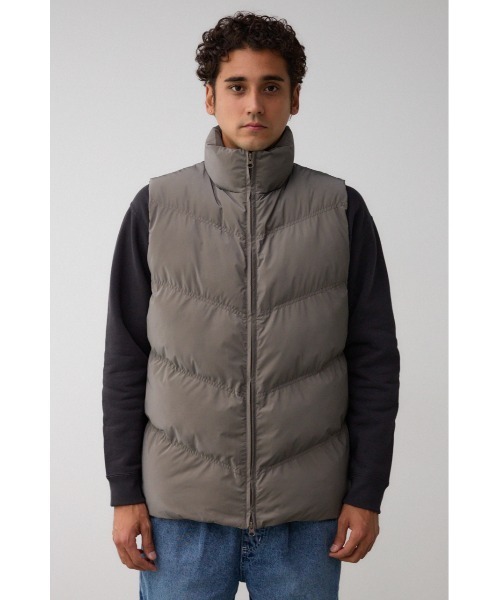 AZUL by moussy（アズールバイマウジー）の「中綿シャイニーベスト（ダウンベスト・メンズ・ブラック/カーキ・MEDIUM/LARGE）」の20枚目の写真