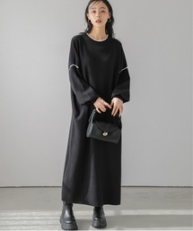 ニットロングワンピ―ス