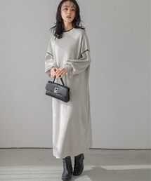 ニットロングワンピ―ス