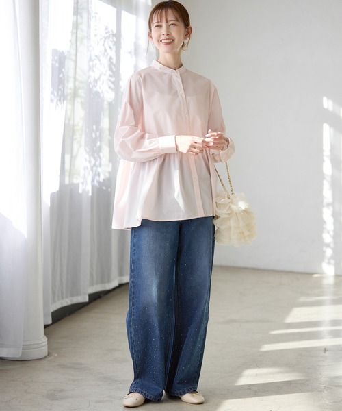 ROPE' PICNIC(ロペピクニック)の「キラキラビジューデニム(デニムパンツ・レディース・ネイビー/ブルー/ブラック系その他・36/38/40)」の9枚目の写真