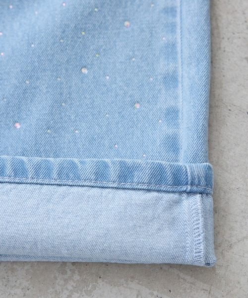 ROPE' PICNIC(ロペピクニック)の「キラキラビジューデニム(デニムパンツ・レディース・ネイビー/ブルー/ブラック系その他・36/38/40)」の10枚目の写真