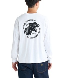 RVCA メンズ TIGER WAVE LS ロンT/ルーカバックプリント長袖ロンT