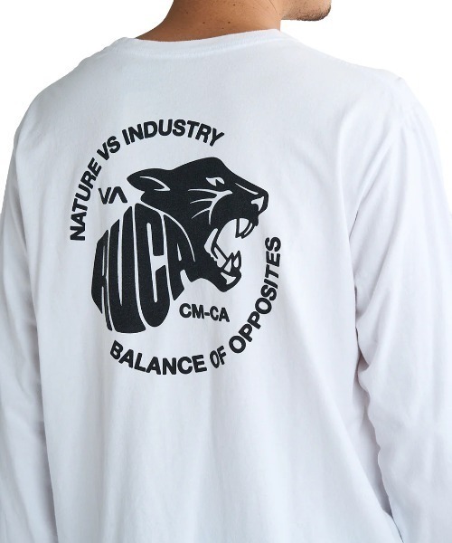 RVCA(ルーカ)の「RVCA メンズ TIGER WAVE LS ロンT/ルーカバックプリント長袖ロンT(Tシャツ/カットソー・メンズ・ブラック/オレンジ系その他/ホワイト/ホワイト系その他/グリーン系その他・SMALL/MEDIUM/LARGE/X-LARGE)」の15枚目の写真