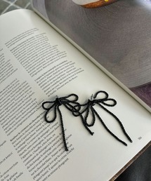 marjour | DOUBLE RIBBON PIERCE(ピアス（両耳用）)