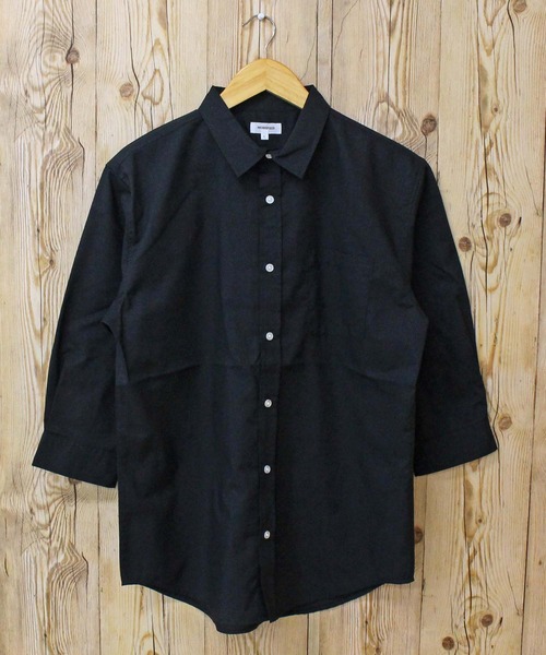 TopIsm(トップイズム)の「無地チェックストライプブロード7分袖シャツ(シャツ/ブラウス・メンズ・オレンジ/ネイビー/ブルー系その他/ホワイト/ブラック/ブラック系その他2/ホワイト×ブルー/ホワイト×ブラック/ブルー/ブラック系その他・M/L/XL)」の5枚目の写真