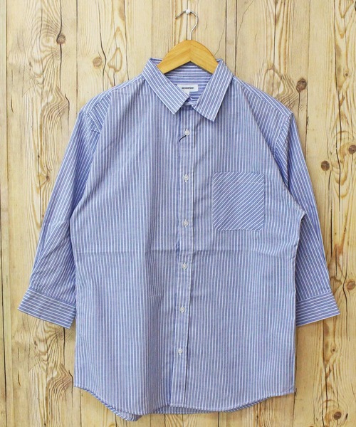 TopIsm(トップイズム)の「無地チェックストライプブロード7分袖シャツ(シャツ/ブラウス・メンズ・オレンジ/ネイビー/ブルー系その他/ホワイト/ブラック/ブラック系その他2/ホワイト×ブルー/ホワイト×ブラック/ブルー/ブラック系その他・M/L/XL)」の19枚目の写真