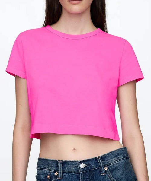 セール】オーガニックコットン ヴィンテージソフト クロップドT