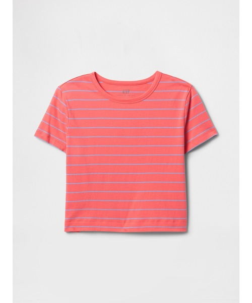 GAP(ギャップ)の「オーガニックコットン ヴィンテージソフト クロップドTシャツ(Tシャツ/カットソー・レディース・ブラック/ネイビー/コーラル/ベージュ/ホワイト/グリーン/ピンク/ライトインディゴブルー/ピンク系その他/ブルー/レッド/グリーン系その他/イエロー・M/XS/L/S/XXS/XL)」の21枚目の写真