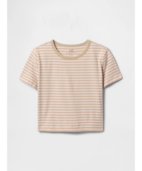 GAP(ギャップ)の「オーガニックコットン ヴィンテージソフト クロップドTシャツ(Tシャツ/カットソー・レディース・ブラック/ネイビー/コーラル/ベージュ/ホワイト/グリーン/ピンク/ライトインディゴブルー/ピンク系その他/ブルー/レッド/グリーン系その他/イエロー・M/XS/L/S/XXS/XL)」の22枚目の写真