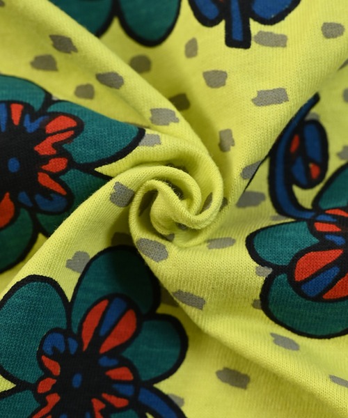 MARKEY'S（マーキーズ）の「総柄フレアスリーブカットソー/おとな（Tシャツ/カットソー・レディース・パープル/イエロー/ライトグリーン/ブラウン・160cm）」の11枚目の写真