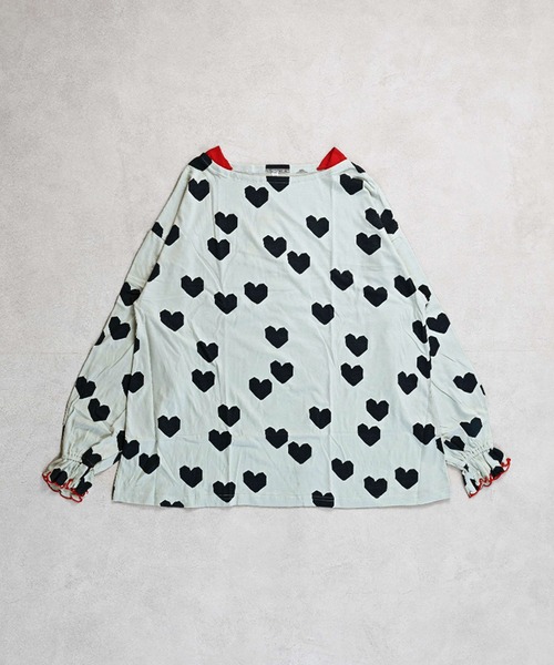 MARKEY'S（マーキーズ）の「総柄フレアスリーブカットソー/おとな（Tシャツ/カットソー・レディース・パープル/イエロー/ライトグリーン/ブラウン・160cm）」の15枚目の写真