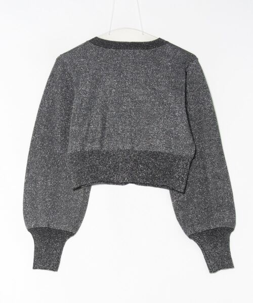 3.3 Field Trip （3.3フィールドトリップ）の「3.3 Field Trip／ソデリブラメニットカーディガン（カーディガン/ボレロ・レディース・ブラック/ブルー・FREE）」の12枚目の写真