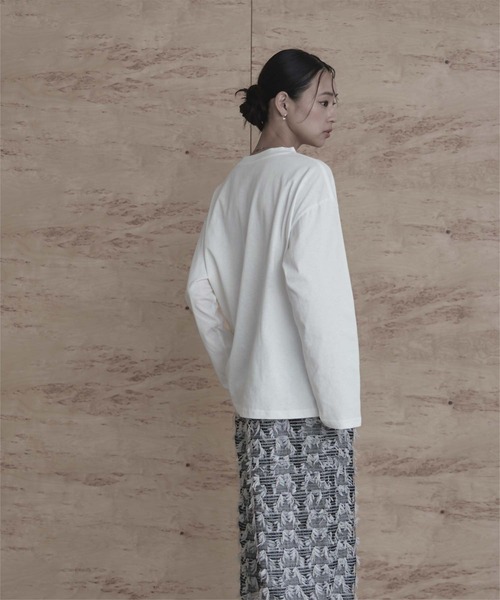 miette(ミエット)の「catプリントロンT(Tシャツ/カットソー・レディース・ホワイト系その他/グレー系その他2/ホワイト系その他2/グレー系その他・FREE)」の8枚目の写真