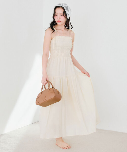 OLIVE des OLIVE（オリーブデオリーブ）の「ボーリングバッグ（ショルダーバッグ・レディース・アイボリー/キャメル/レッド・FREE）」の15枚目の写真