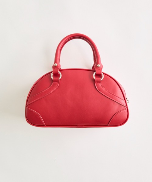 OLIVE des OLIVE（オリーブデオリーブ）の「ボーリングバッグ（ショルダーバッグ・レディース・アイボリー/キャメル/レッド・FREE）」の8枚目の写真