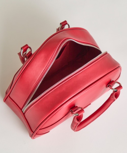 OLIVE des OLIVE（オリーブデオリーブ）の「ボーリングバッグ（ショルダーバッグ・レディース・アイボリー/キャメル/レッド・FREE）」の4枚目の写真