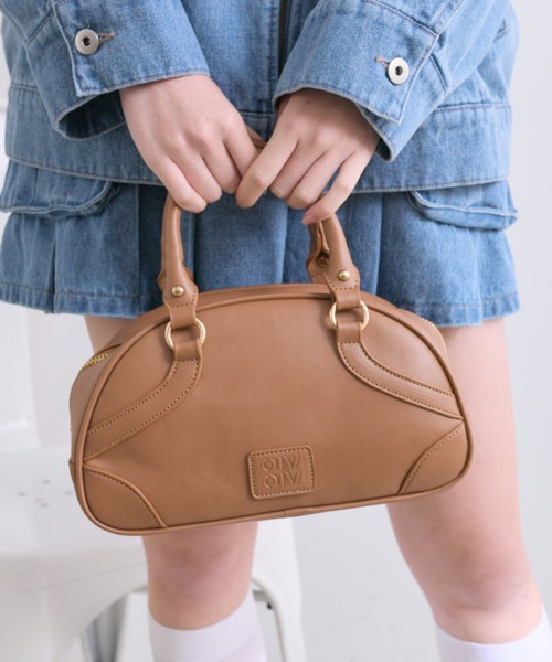 OLIVE des OLIVE（オリーブデオリーブ）の「ボーリングバッグ（ショルダーバッグ・レディース・アイボリー/キャメル/レッド・FREE）」の10枚目の写真