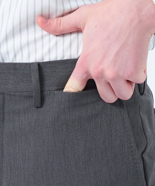 MACKINTOSH PHILOSOPHY（ﾏｯｷﾝﾄｯｼｭ ﾌｨﾛｿﾌｨｰ）の「トロッター エクストラソリッドトラウザーズ キャバリーツイル（その他パンツ・メンズ・ダークネイビー/グレー系その他2・38/40/42/36/44）」の9枚目の写真