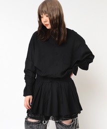 Ellno de Mavie バイカラーシャツワンピース シャツワンピース バイカラー ワンピース」に該当するワンピース