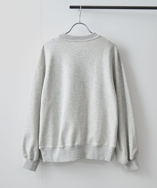 VIS(ビス)の「エンボスロゴスウェット(スウェット・レディース・チャコールグレー/ライトグレー/キナリ・FREE)」の17枚目の写真