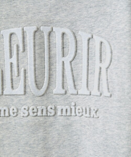 VIS(ビス)の「エンボスロゴスウェット(スウェット・レディース・チャコールグレー/ライトグレー/キナリ・FREE)」の20枚目の写真