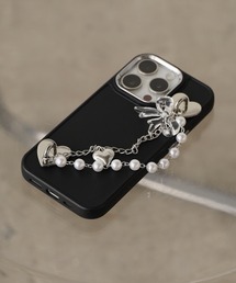 ROOPTOKYO（ループトウキョウ）の「パール付き リボン ハート スマホチャーム キーホルダー【10TYPE】（スマホグッズ）」