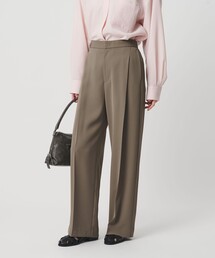 BEAUTY&YOUTH UNITED ARROWS | 【WEB限定 Wardrobe DAILY MINIMAL】ダブルクロス タックワイドストレートパンツ -ウォッシャブル-(その他パンツ)