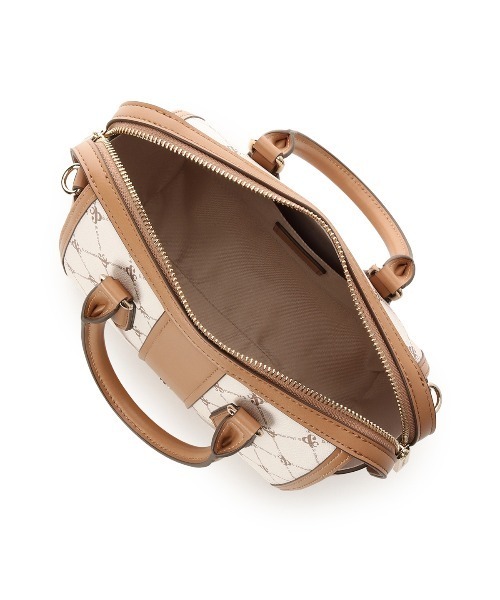 & chouette（アンドシュエット）の「モノグラム ミニボストンバッグ（ボストンバッグ・レディース・オフホワイト/ダークブラウン・FREE）」の5枚目の写真