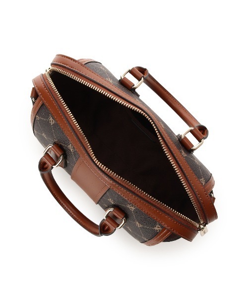 & chouette（アンドシュエット）の「モノグラム ミニボストンバッグ（ボストンバッグ・レディース・オフホワイト/ダークブラウン・FREE）」の10枚目の写真