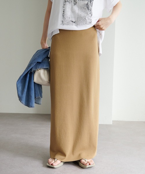 PUAL CE CIN(ピュアルセシン)の「【Du noir】ナロースカート(スカート・レディース・ブラック/ブルー/グレー/レッド/レンガ/ベージュ系/ブラウン・FREE)」の13枚目の写真