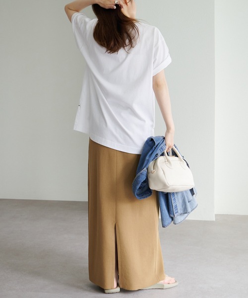 PUAL CE CIN(ピュアルセシン)の「【Du noir】ナロースカート(スカート・レディース・ブラック/ブルー/グレー/レッド/レンガ/ベージュ系/ブラウン・FREE)」の17枚目の写真