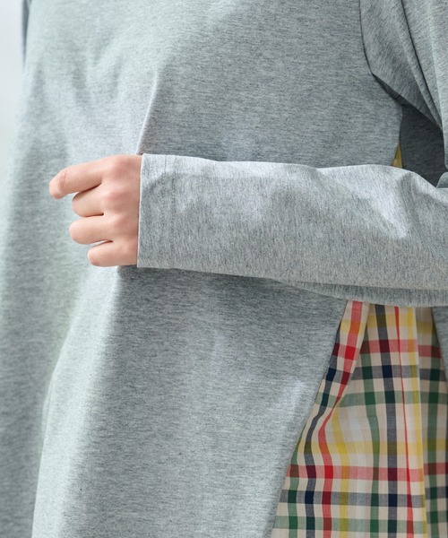 Arnold Palmer（アーノルドパーマー）の「パーマーチェック ドッキング チュニック（チュニック・レディース・ブラック/ライトベージュ/杢グレー・S/L/M）」の15枚目の写真