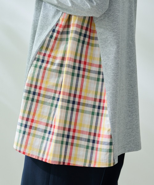 Arnold Palmer（アーノルドパーマー）の「パーマーチェック ドッキング チュニック（チュニック・レディース・ブラック/ライトベージュ/杢グレー・S/L/M）」の16枚目の写真