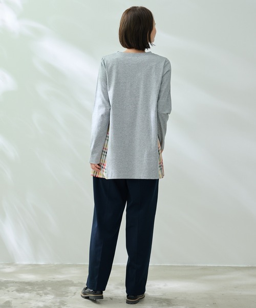 Arnold Palmer（アーノルドパーマー）の「パーマーチェック ドッキング チュニック（チュニック・レディース・ブラック/ライトベージュ/杢グレー・S/L/M）」の22枚目の写真