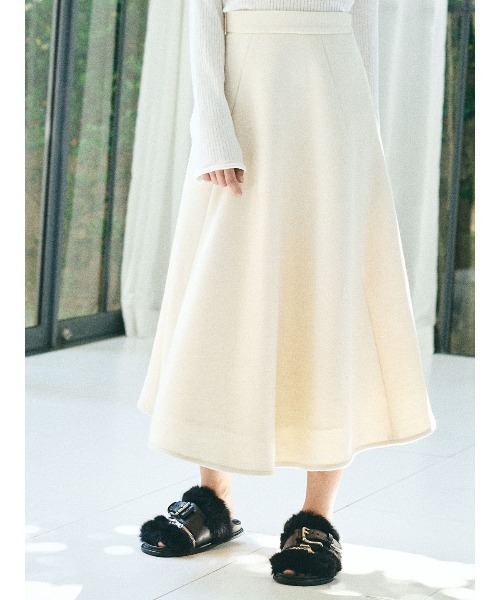 mikomori(ミコモリ)の「LONG SKIRT(スカート・レディース・オフホワイト・SMALL/MEDIUM)」の5枚目の写真