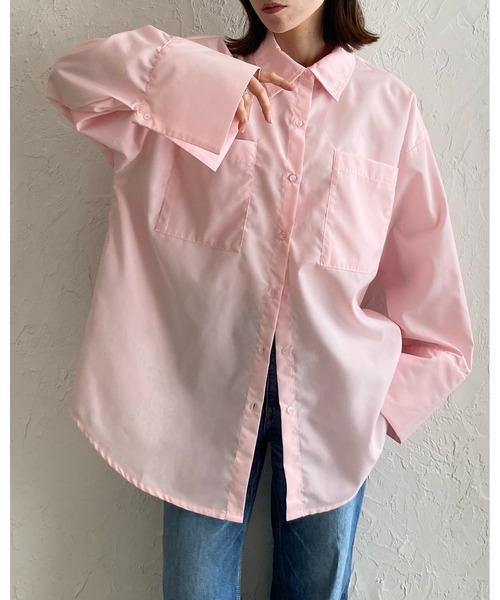 【専用】COMOLI 22SS オーバーサイズ シャツ 長袖 襟付 サイズ1 COMOLI (コモリ) コモリシャツ