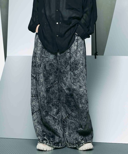 UNISEX》Prime-Wide Denim Balloon Pants/プライムワイドデニム