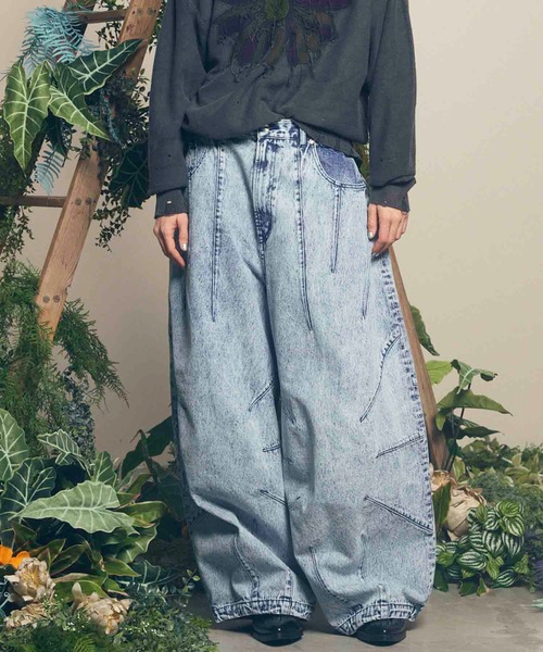 UNISEX》Prime-Wide Denim Balloon Pants/プライムワイドデニム