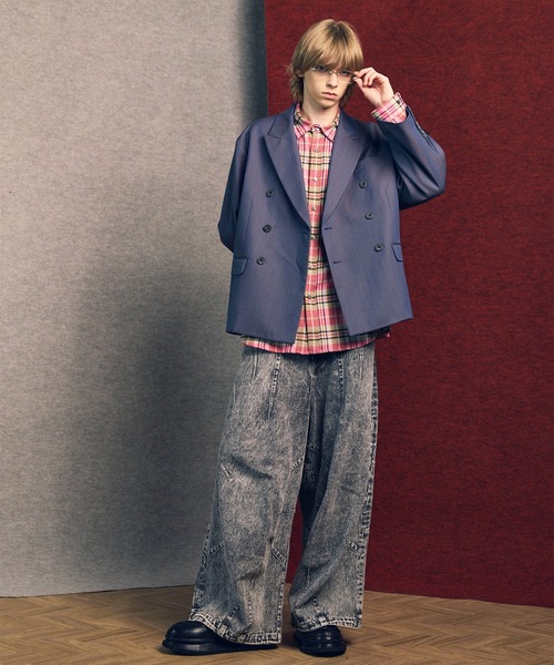 UNISEX》Prime-Wide Denim Balloon Pants/プライムワイドデニム