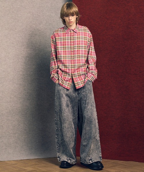 UNISEX》Prime-Wide Denim Balloon Pants/プライムワイドデニム