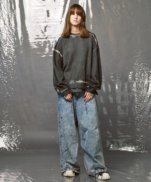 UNISEX》Prime-Wide Denim Balloon Pants/プライムワイドデニム