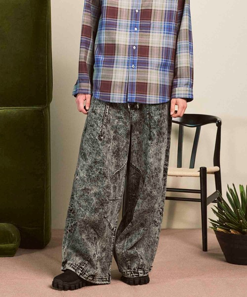 UNISEX》Prime-Wide Denim Balloon Pants/プライムワイドデニム