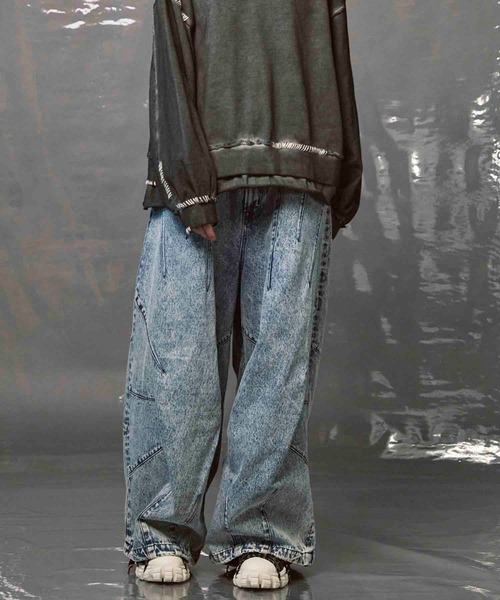 メゾンスペシャル　Prime-Wide Denim Balloon Pants UNISEX》Prime-Wide Denim Balloon Pants/プライムワイドデニム
