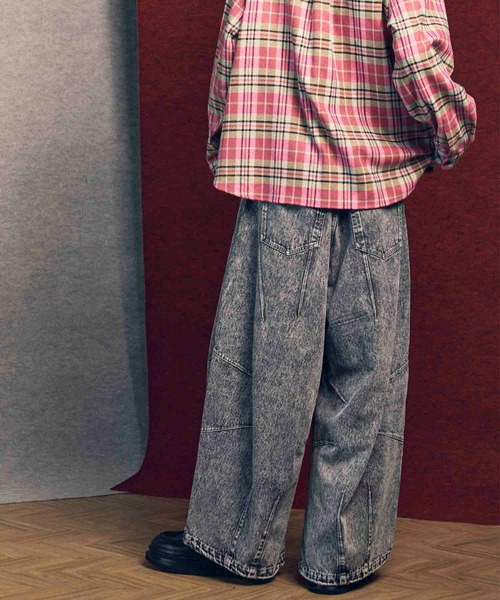 UNISEX》Prime-Wide Denim Balloon Pants/プライムワイドデニム