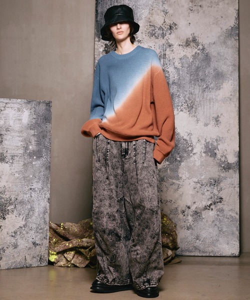 UNISEX》Prime-Wide Denim Balloon Pants/プライムワイドデニム