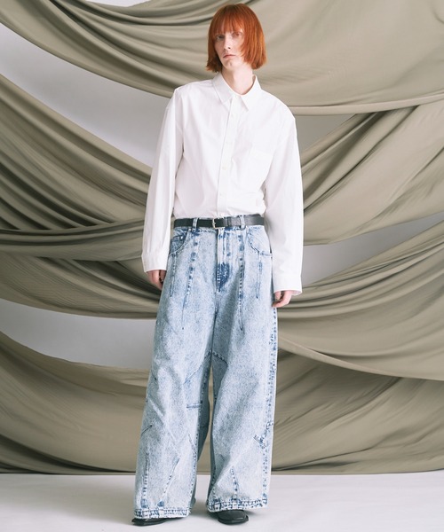 UNISEX》Prime-Wide Denim Balloon Pants/プライムワイドデニム