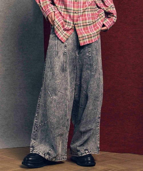 UNISEX》Prime-Wide Denim Balloon Pants/プライムワイドデニム