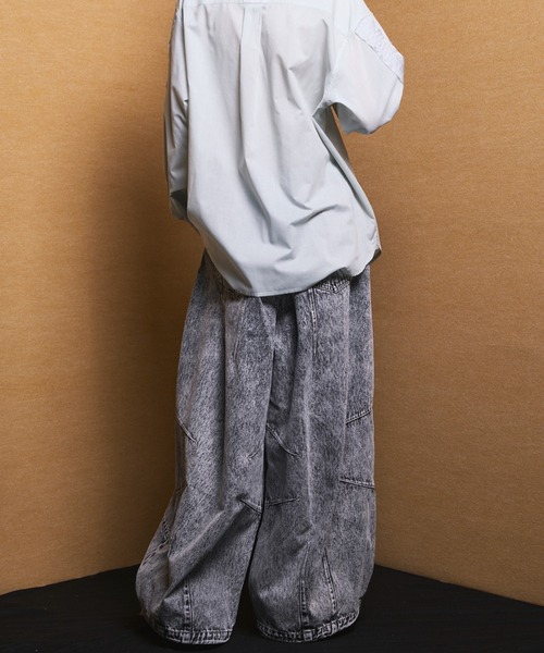 UNISEX》Prime-Wide Denim Balloon Pants/プライムワイドデニム