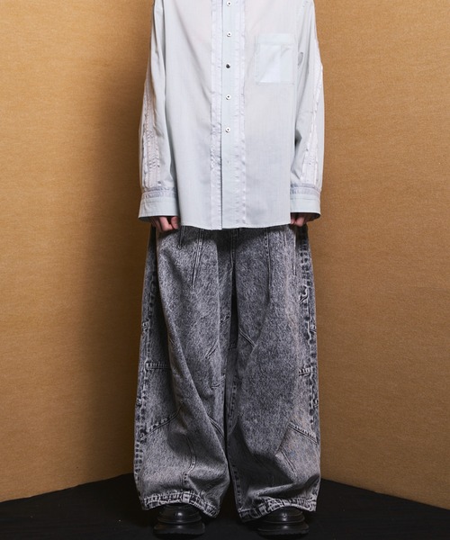 UNISEX》Prime-Wide Denim Balloon Pants/プライムワイドデニム