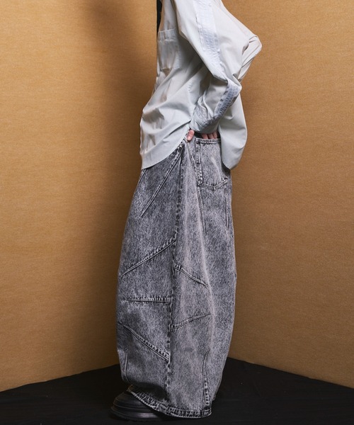 UNISEX》Prime-Wide Denim Balloon Pants/プライムワイドデニム
